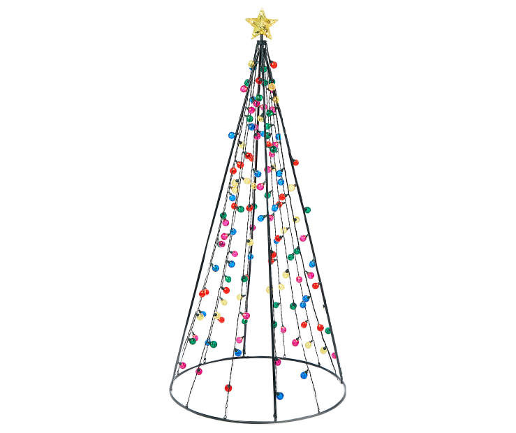 7 Foot Light-Up Twinkle String Cone Tree
