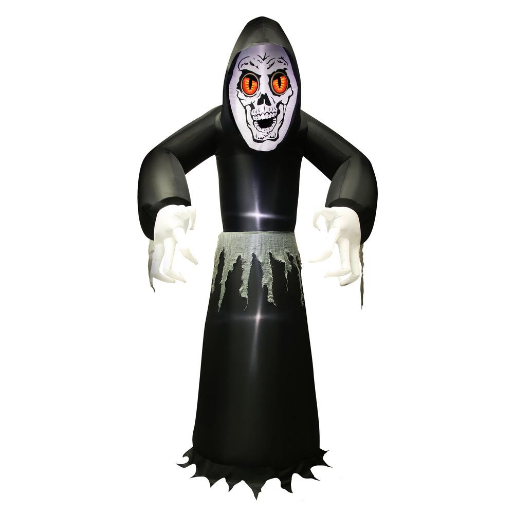 7 ft. Inflatable Blinking Eyes Grim Reaper