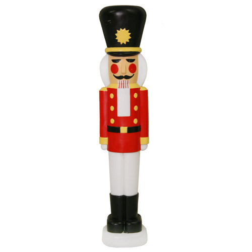 40" Nutcracker Blow Mold Christmas Decoration