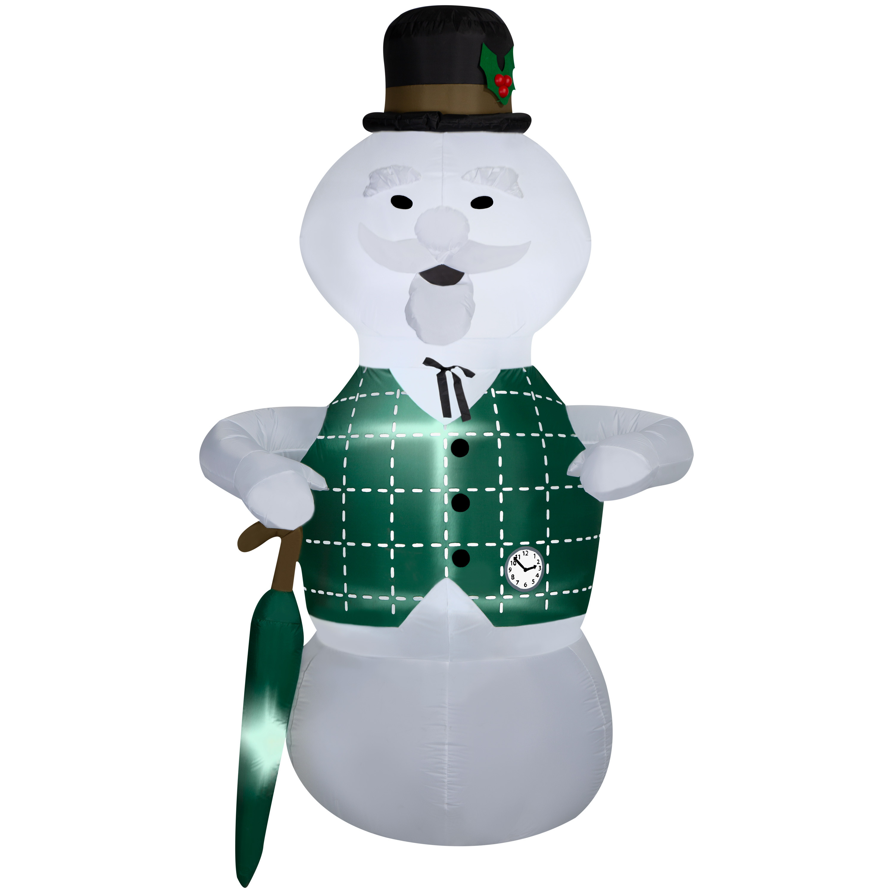 8' Sam the Snowman Rudolph Airblown Inflatable Christmas Decoration